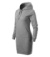 Snap - Šaty dámske - Malfini, farba - tmavosivý melír, veľkosť - XL