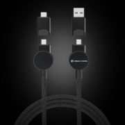 Nabíjací kábel 6 v 1 Oakland 1,2m 45W z RCS recykl. plastu - Urban Vitamin