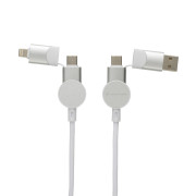 Nabíjací kábel 6 v 1 Oakland 1,2m 45W z RCS recykl. plastu - Urban Vitamin