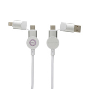 Nabíjací kábel 6 v 1 Oakland 1,2m 45W z RCS recykl. plastu - Urban Vitamin