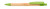 BORGO STRAW guľôčkové pero bambus/plast/slama, farba - svetlo zelená