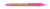 KORK guľôčkové pero korkové, farba - tmavoružová