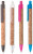 KORK guľôčkové pero korkové, farba - ružová