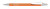 LAURIA guľôčkové pero kov, farba - oranžová