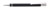 TUBLA guľôčkové pero kov v tube, farba - čierna