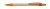 VIRON METALIC guľôčkové pero papierové, farba - oranžová