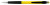 Guľôčkové pero plast GARNA, farba - žltá