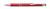 OIRA guľôčkové pero plast, farba - červená