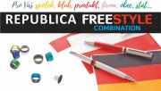 REPUBLICA FREESTYLE guľôčkové pero plast