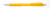 SALA guľôčkové pero plast, farba - žltá