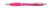 ULTA* guľôčkové pero plast, farba - ružová