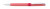 AGIO guľôčkové pero slama/plast, farba - červená