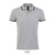 Pasadena - pánske polo 200g - Sol's, farba - grey melange/ french navy, veľkosť - XXL