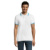 Pasadena - pánske polo 200g - Sol's, farba - white/aqua, veľkosť - 3XL