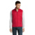 Warm - pánska vesta 210g - Sol's, farba - red, veľkosť - L