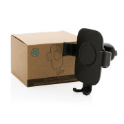 Držiak telefónu do auta s 10W Qi z RCS recyklovaného plastu - XD Collection