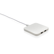Bezdrôtová nabíjačka 10W s USB výstupmi z RCS recykl. plastu - XD Collection