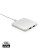 Bezdrôtová nabíjačka 10W s USB výstupmi z RCS recykl. plastu - XD Collection, farba - biela