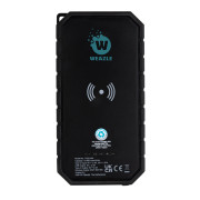Bezdrôtová solárna powerbanka 10000mAh 10W z RCS rec. plastu - XD Collection