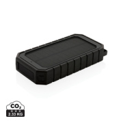Bezdrôtová solárna powerbanka 10000mAh 10W z RCS rec. plastu - XD Collection