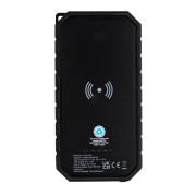 Bezdrôtová solárna powerbanka 10000mAh 10W z RCS rec. plastu - XD Collection