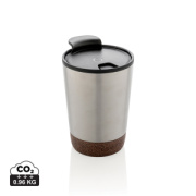 Korkový termohrnček z GRS recykl. plastu a ocele - XD Collection