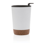 Korkový termohrnček z GRS recykl. plastu a ocele - XD Collection