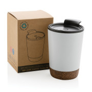 Korkový termohrnček z GRS recykl. plastu a ocele - XD Collection