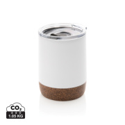 Malý korkový termohrnček z RCS recykl. ocele - XD Collection