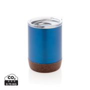 Malý korkový termohrnček z RCS recykl. ocele - XD Collection