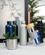 Termo fľaša Impact z RCS recyklovanej nerezovej ocele - XD Collection