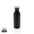 Fľaša na vodu z RCS recyklovanej nerezovej ocele - XD Collection, farba - čierna