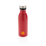 Fľaša na vodu z RCS recyklovanej nerezovej ocele - XD Collection
