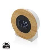 LCD stolné hodiny Utah z RCS rec. plastu a FSC® bambusu