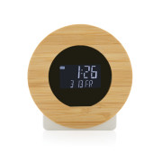 LCD stolné hodiny Utah z RCS rec. plastu a bambusu - XD Collection