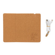 Korková podložka pod myš s bezdrôtovou nabíjačkou 10W - XD Collection