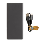 Powerbanka Terra 20 000mAh 20W z recyklovaného hliníka a ABS - XD Xclusive