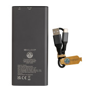 Powerbanka Terra 20 000mAh 20W z recyklovaného hliníka a ABS - XD Xclusive