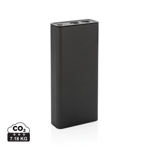 Powerbanka Terra 20 000mAh 20W z recyklovaného hliníka a ABS