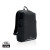 RFID USB A batoh na 15,6" notebook Swiss Peak z RPET AWARE™ - Swiss Peak, farba - čierna