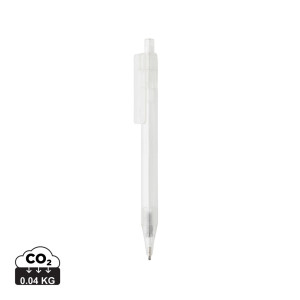 Priehľadné pero X8 z GRS RPET - XD Collection