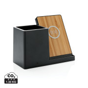 Bezdrôtová nabíjačka Ontario 10W z bambusu a RCS rABS