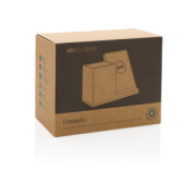 Bezdrôtová nabíjačka Ontario 10W z bambusu a RCS rABS - XD Xclusive