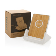 Bezdrôtový stojanček Ontario 10W z bambusu a RCS rABS - XD Xclusive