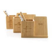 Bambusová bezdrôtová nabíjačka Calgary 10W - XD Xclusive