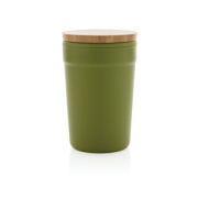 Termohrnček z GRS RPP s bambusovým uzáverom - XD Collection
