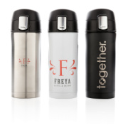 Termohrnček Easy lock z RCS recyklovanej ocele - XD Collection