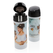 Termohrnček Easy lock z RCS recyklovanej ocele - XD Collection