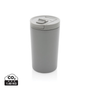 Nepriepustný termohrnček na zámok z RCS recykl. ocele - XD Collection