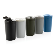 Nepriepustný termohrnček na zámok z RCS recykl. ocele - XD Collection